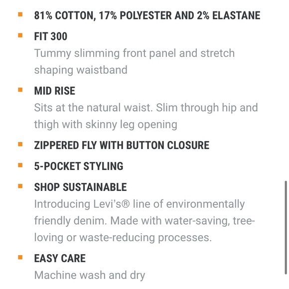 🎁 5/$25! Levi’s Mid-Rise Skinny Jeans - Picture 3 of 16